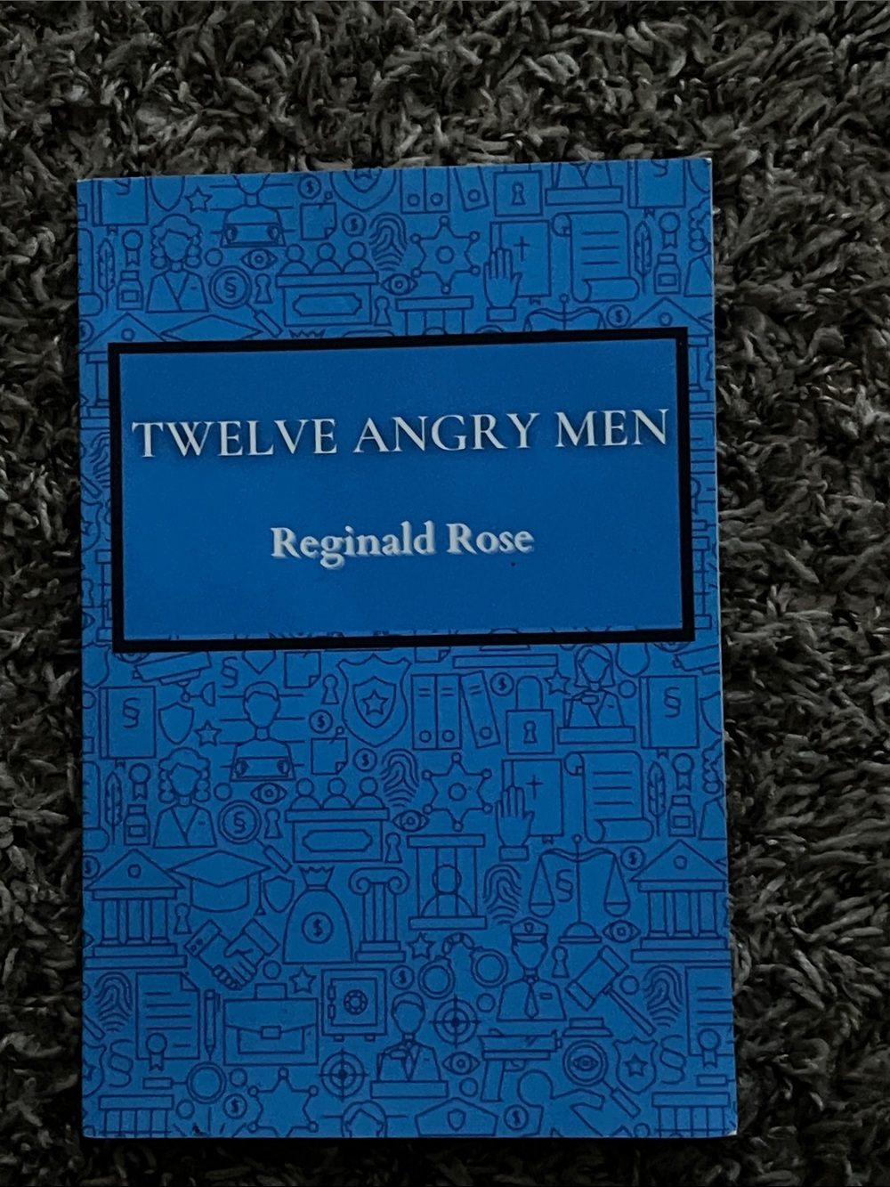 Twelve Angry Men by Reginald Rose - Blue Paperback